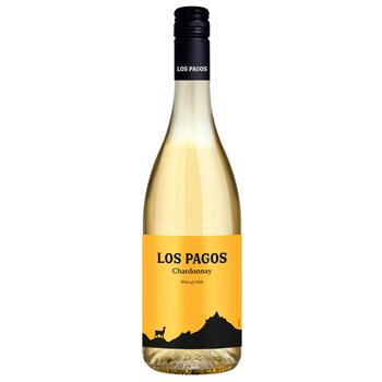 Los Pagos Chardonnay White Dry Wine 12.5% 0.75l - buy, prices for METRO - photo 1