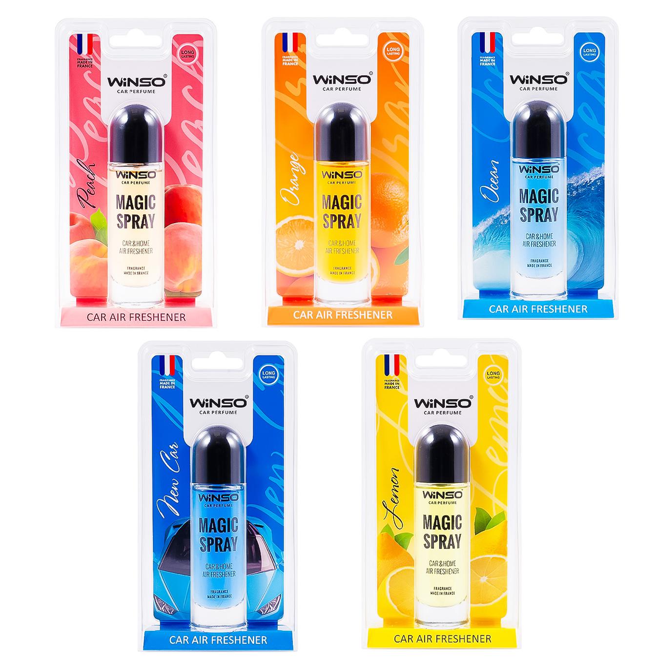

Ароматизатор Winso Magic Spray для авто в ассортименте