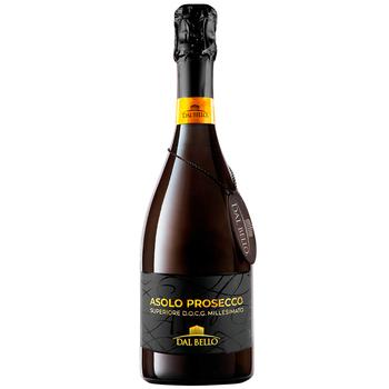 Вино игристое Dal Bello Asolo Prosecco Superiore Millesimato белое сухое 11% 0,75л
