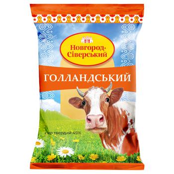 Сыр Новгород-Сіверський Голландский 45% - купить, цены на КОСМОС - фото 1