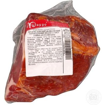 Шийка Королівська с/к в/с Фарро Кременчукм`ясо купити, ціни на МегаМаркет - фото 1