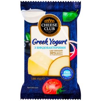 Сыр Cheese Club Greek Yogurt с бифидобактериями 50% 150г - купить, цены на ЕКО Маркет - фото 1