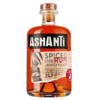 Ashanti Spiced Rum Rum Drink 38% 0.5l - buy, prices for NOVUS - photo 1