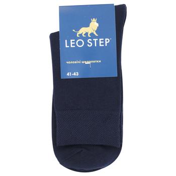 Leo Step Classic Dark Blue Socks 27s