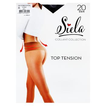 Колготы женские Siela Top Tension 20 Den р.4 Nero - купить, цены на - фото 1