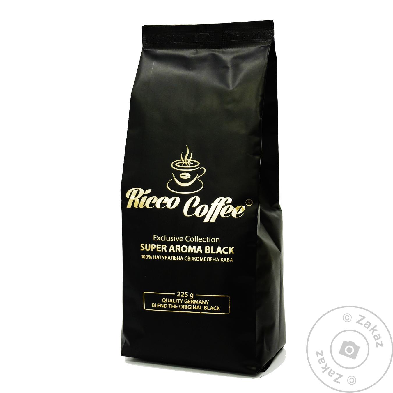 

Кофе Ricco Coffee Super Aroma Black молотый 225г