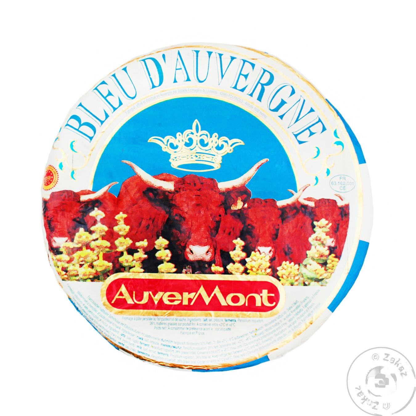 

Сыр Auver Mont Блю Д`Овернь 50%