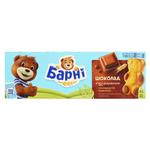 Тістечко Barni бісквітне з шоколадною начинкою 150г