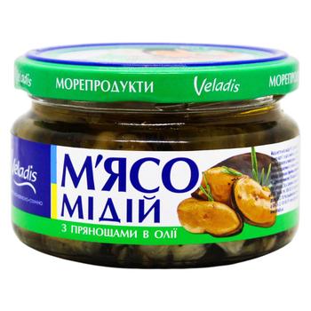 Mussels in oil with spices Veladis 200g - buy, prices for Ideal - photo 1