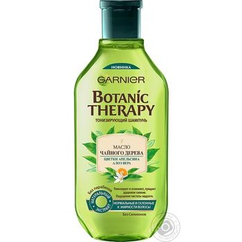 Шампунь Botanic Therapy Олія чай дерев/евкаліп/цитр 400мл купити, ціни на МегаМаркет - фото 1