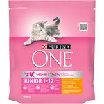 Корм сухий Purina One Junior з куркою та цільними злаками для кошенят від 1 до 12 місяців 450г