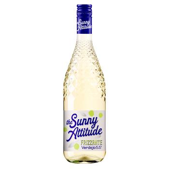 Sunny Attitude Frizzante Blanco Verdejo Semi-Dry Carbonated Wine Drink 5.5% 0.75l - buy, prices for NOVUS - photo 1