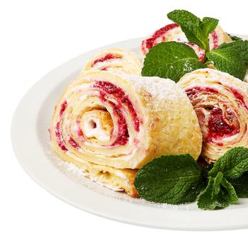 Finnish Pancake with Raspberries