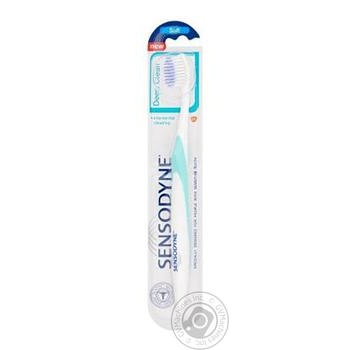 Зубна щітка Sensodyne Глибоке очищення м'яка купити, ціни на МегаМаркет - фото 1