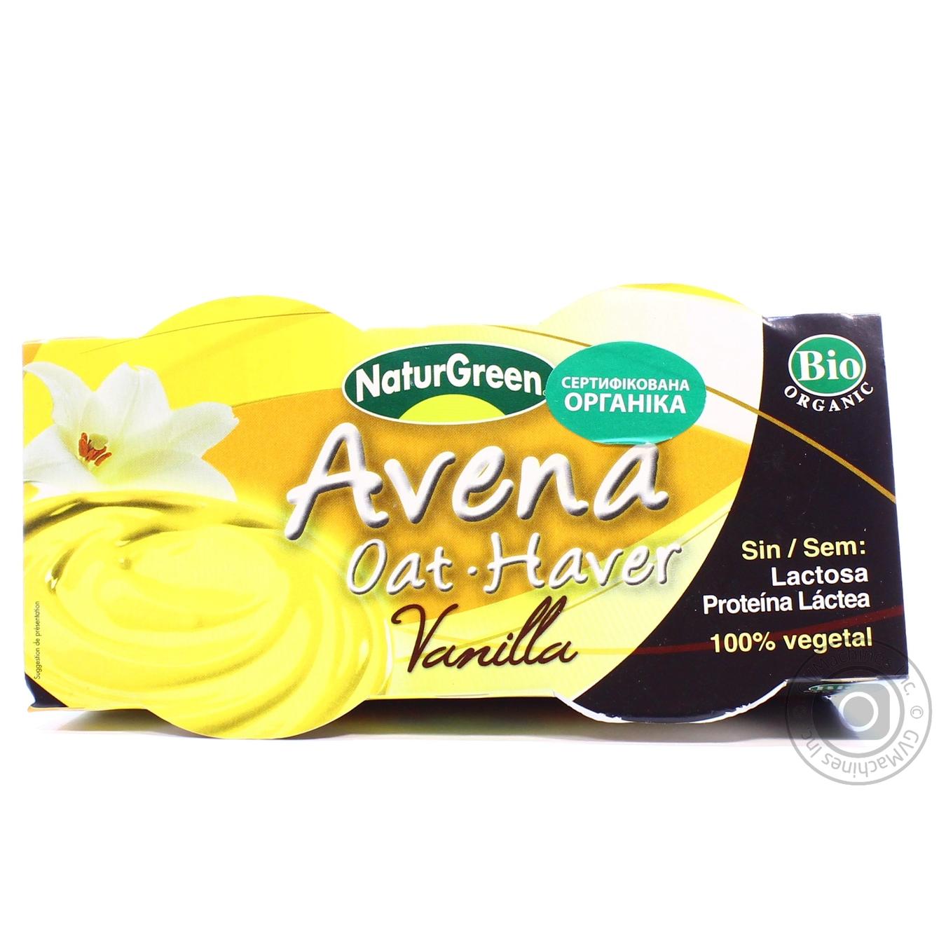 

Растительный десерт NaturGreen органический из овса с ванилью 2*125г