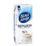 Bila Liniya Selected Ultrapasteurized Cream 15% 485g