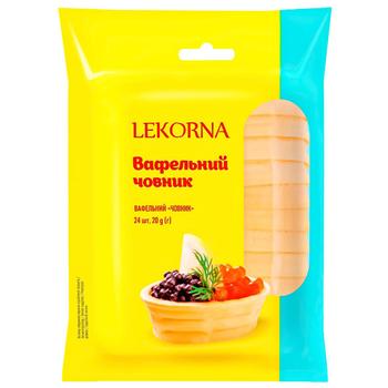 Вафельная лодочка Lekorna 20г x 24шт