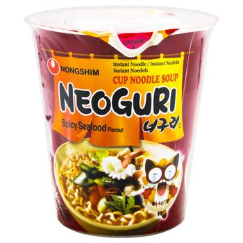 Nongshim Neoguri Spicy Seafood Flavour Cup Noodle 62g