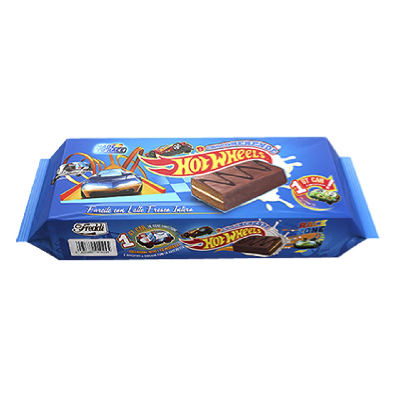 

Бисквит Freddi Hot Wheels с молочной начинкой в шоколаде 9шт 270г