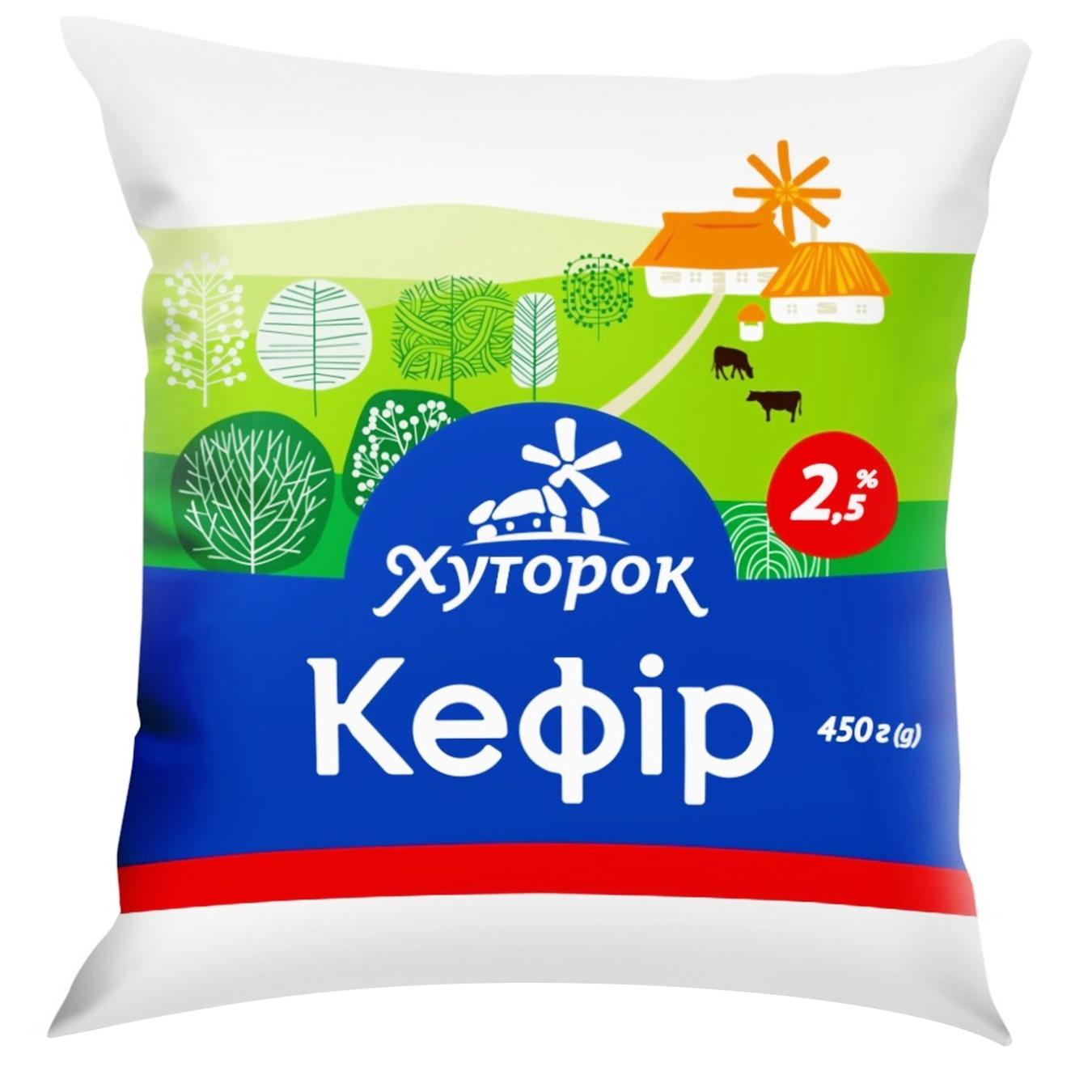 

Кефир Хуторок 2.5% 450г