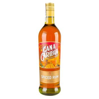 Ром Cana Caribia Spiced Gold 35% 0,7л - купити, ціни на - фото 1