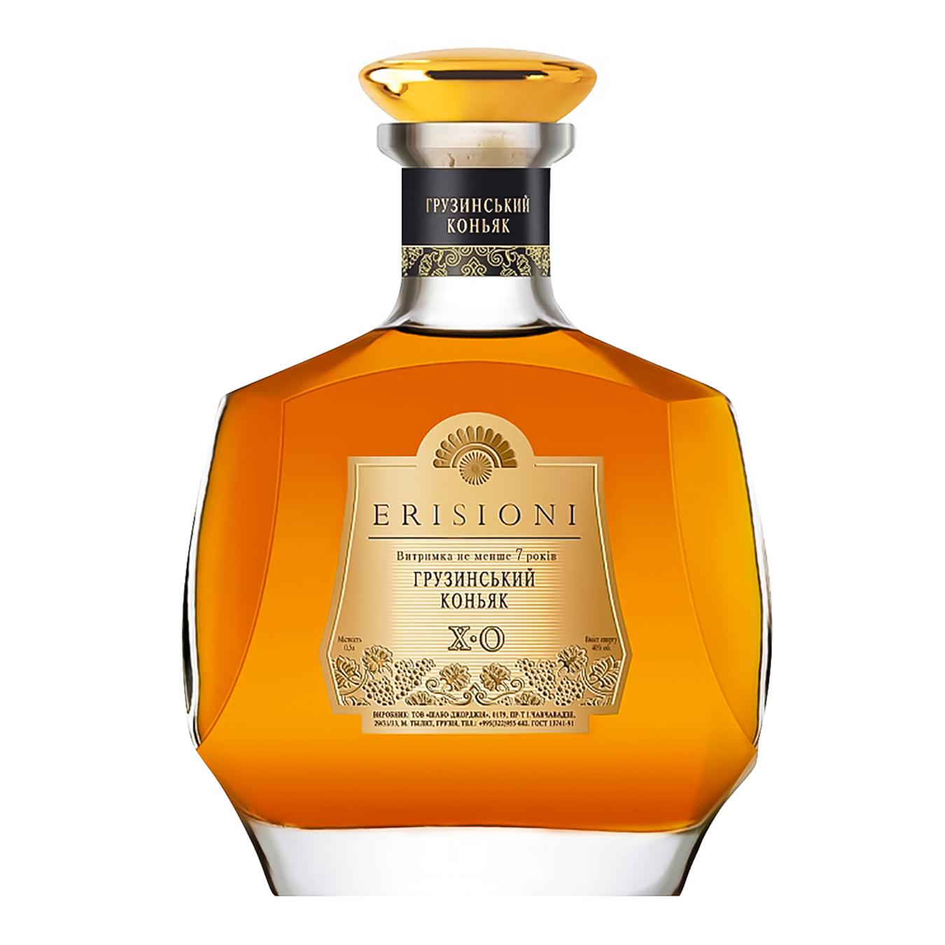 

Бренди Erisioni X.O. 40% 0,5л