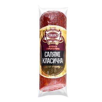 Sausage salami Bezliudivski miasokombinat Classic Ukraine