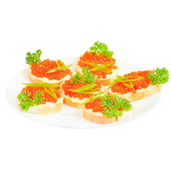 Canape with Caviar 15g