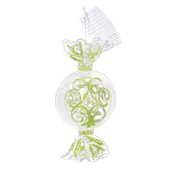 Transparent Decorated Candy Christmas Tree Plastic Pendant 12x6cm - buy, prices for Tavria V - photo 2