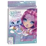 Набір для творчості Nebulous Stars Скетчбук Кристалія мотиви самоцвітів