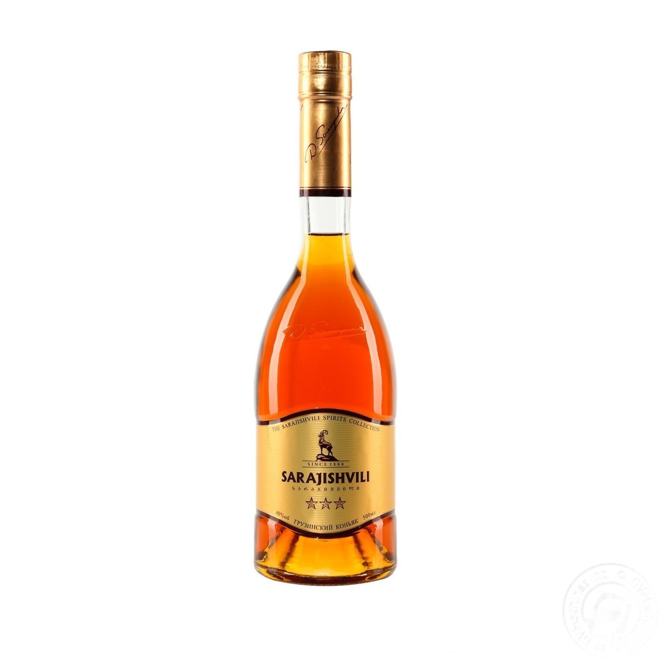 

Коньяк Sarajishvili 3* 40% 0.5л