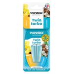 Winso Twin Turbo New Vanilla&Coconut Car Air Freshener with Double Capsule