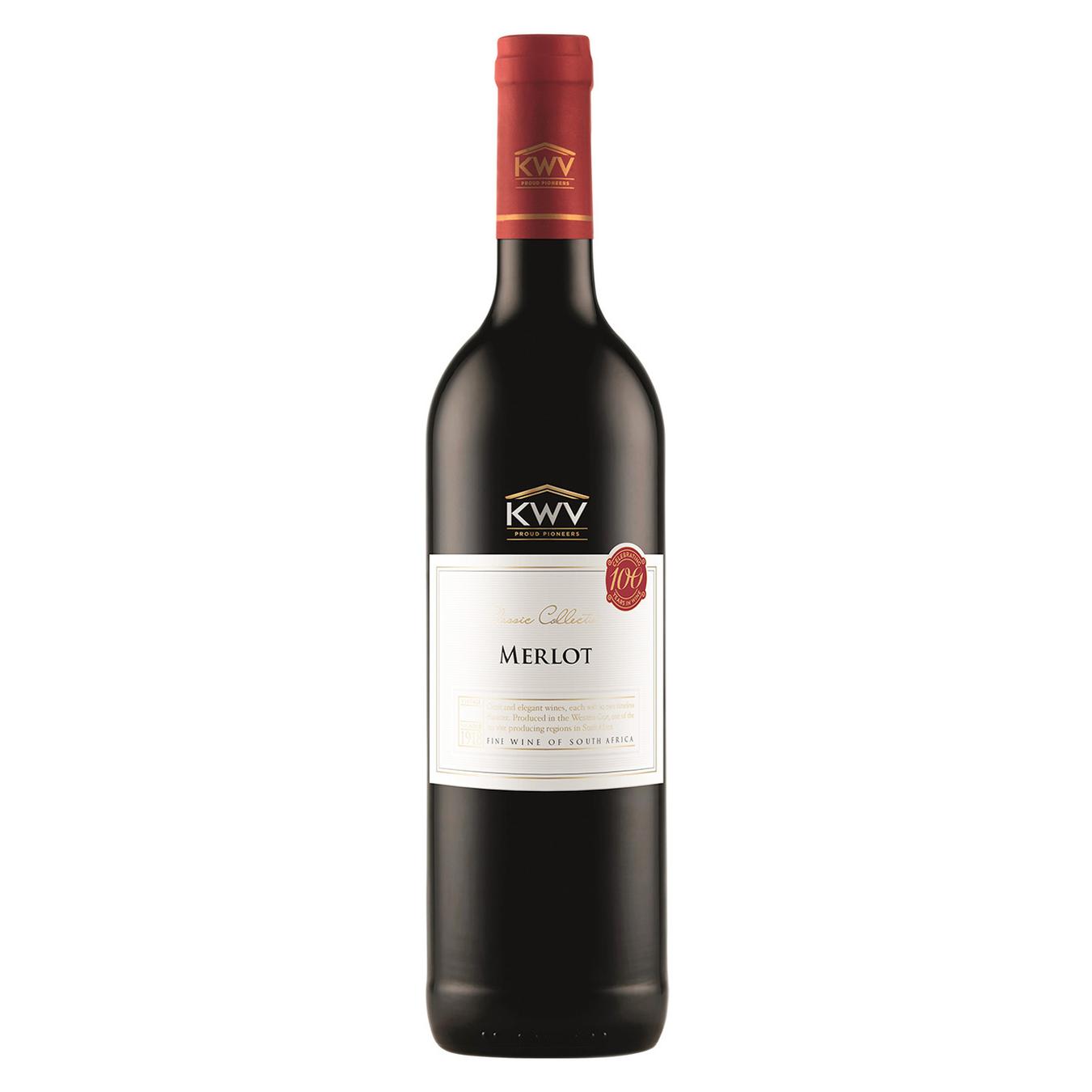 

Вино KWV Merlot красное сухое 14% 0,75л