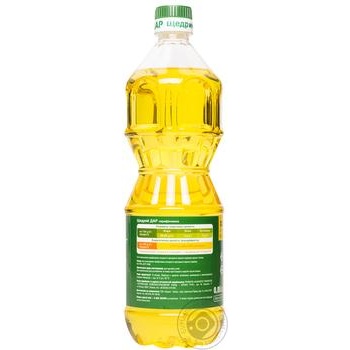 Schedryy dar sunflower unrefined oil 850ml - buy, prices for MegaMarket - photo 4