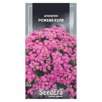 Seedera Ageratum Pink Ball Flowers Seeds 0.1g