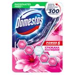 Domestos Power 5 Pink Magnolia Toilet Block 55g