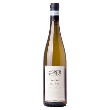 Вино Montetondo Soave Classico DOC белое полусухое 12,5% 0,75л