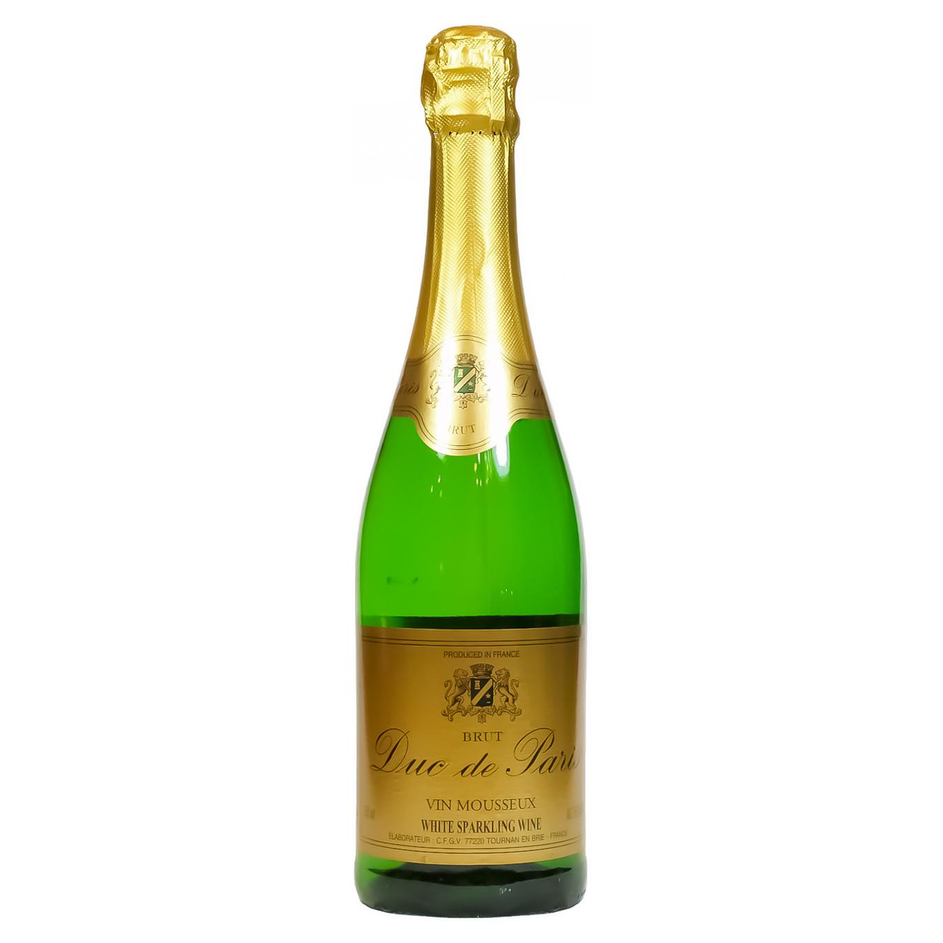 

Вино игристое Duc de Pari brut 10.5% 0.75л