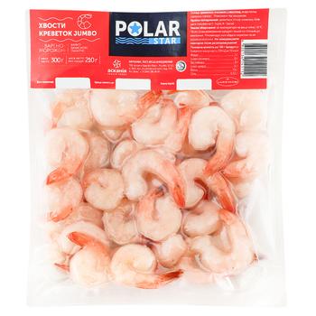 Polar Star Jumbo Boiled-Frozen Shrimps Tails 300g - buy, prices for - photo 1