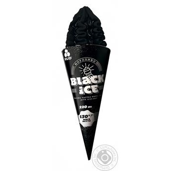 Мороженое Рудь Рожок Black Ice 150г купить, цены на МегаМаркет - фото 2