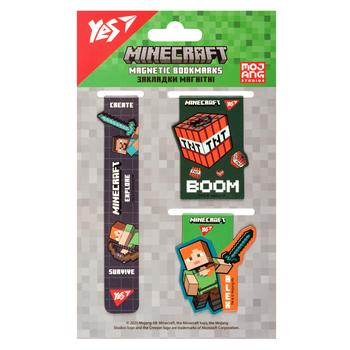 Закладки магнітні Yes Minecraft Boom 3шт - купити, ціни на - фото 2