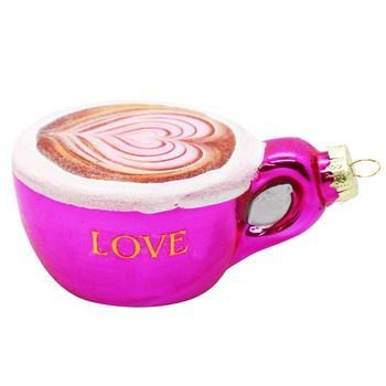 Прикраса ялинкова Koopman Чашка для кави 12,7х9,5х5,5см - купити, ціни на NOVUS - фото 5