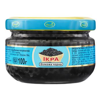 Rusalochka Black Protein Caviar 100g - buy, prices for EKO Market - photo 1