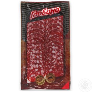 Globino braunschweiger raw smoked sausage 80g - buy, prices for MegaMarket - photo 1