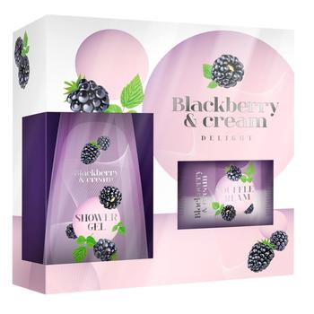 Liora Blackberry & Cream Gift Set Shower Gel 150ml + Body Cream 150ml - buy, prices for NOVUS - photo 1