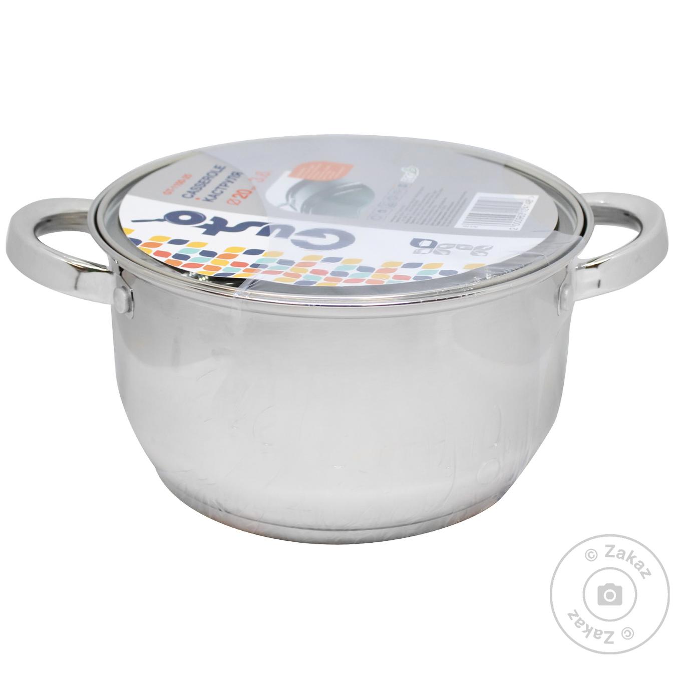 

Кастрюля Gusto 20см
