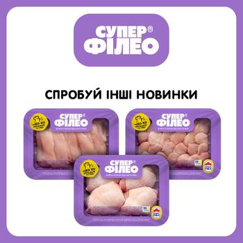 Філе стегна куряче Супер Філео без кісточки охолоджене ~600г - купити, ціни на ULTRAMARKET - фото 4