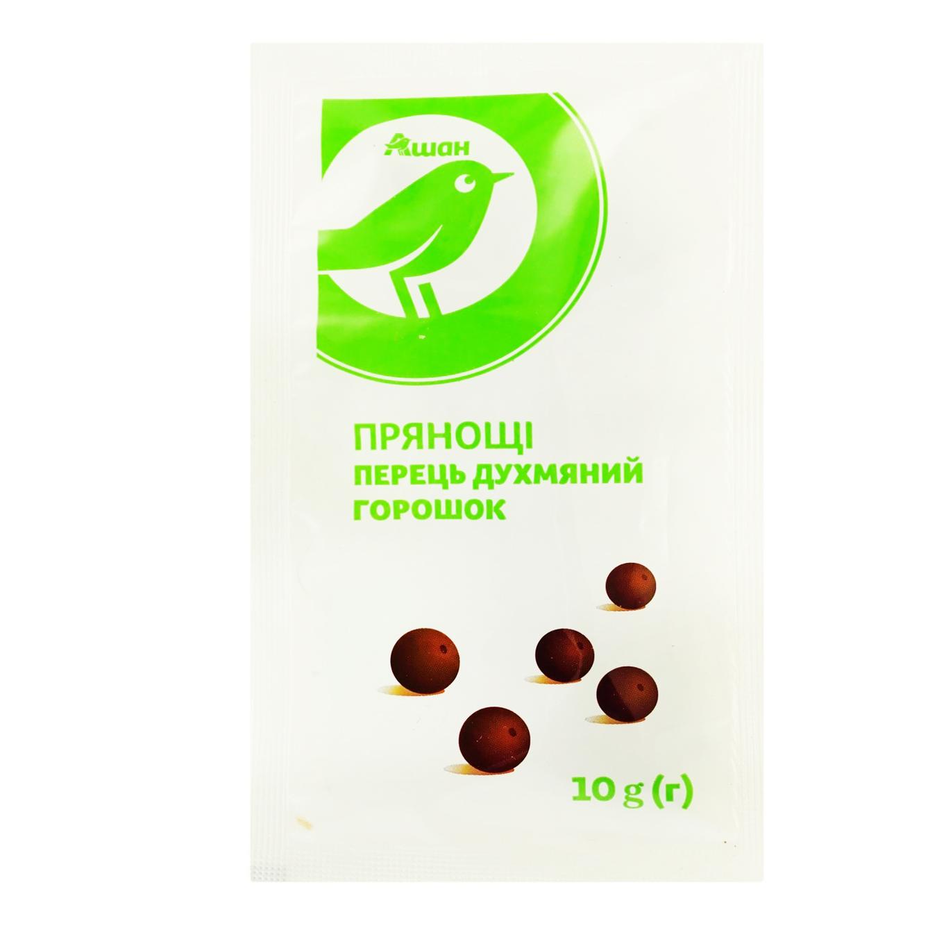 

Пряности перец Ашан душистый горошек 10г