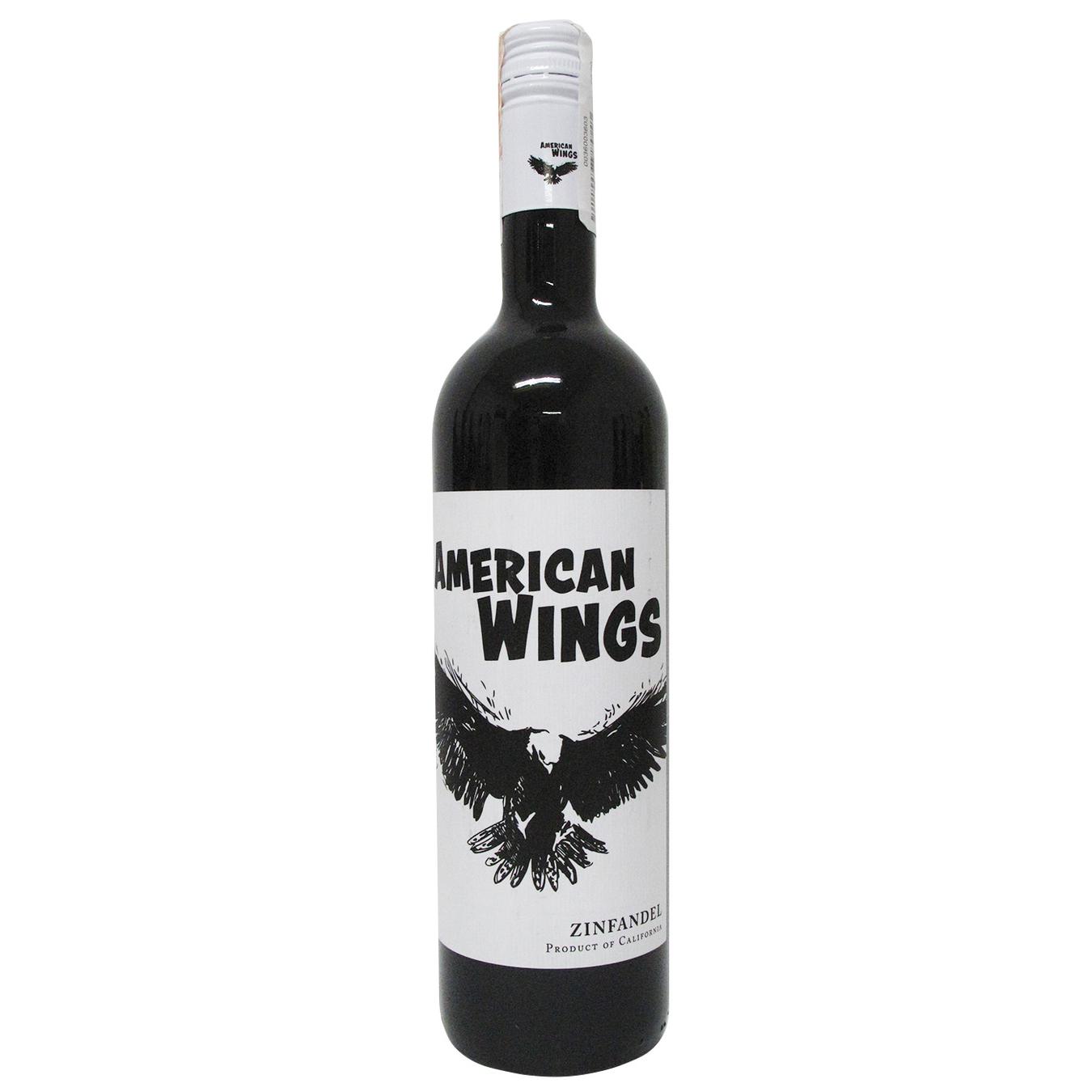 

Вино American Wings Zinfandel красное полусухое 13,5% 0,75л