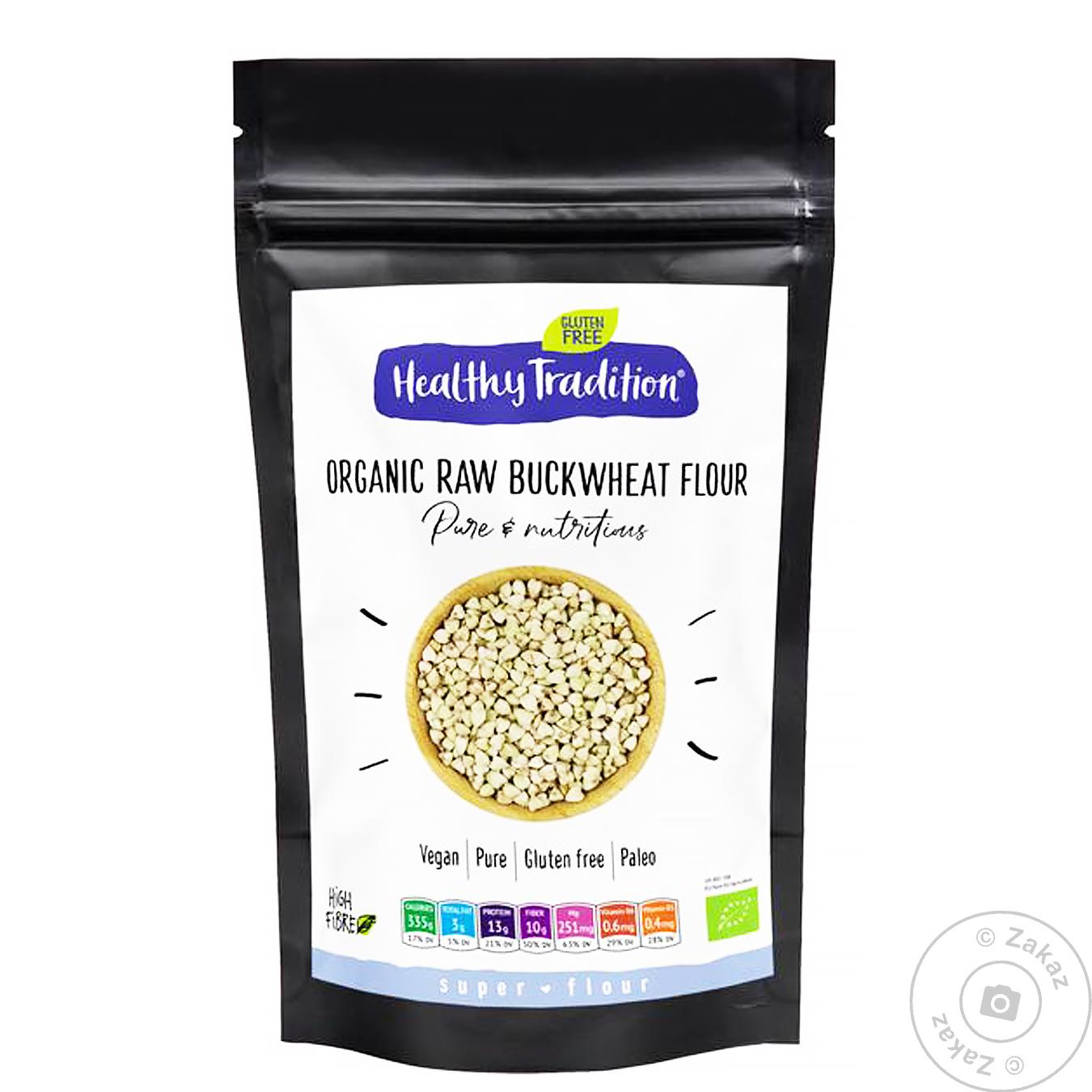 

Мука Healthy Tradition зеленой гречки без глютена органическое 500г